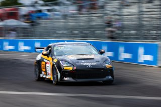 #57 Toyota GR86 of Tyler Gonzalez, Am, Aug. 4-6 2023 GT America SRO, Copeland Motorsports, GR Cup, Music City Grand Prix
 | www.lagunasphotography.com