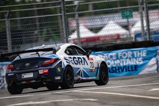 #73 Toyota GR86 of Precision Racing LA, driven by Aidan Yoder, Toyota Gazoo Racing GR Cup of North America Music City Grand Prix, Aug. 4-6 2023 GT America SRO
 | ©Copyright: Frederick Hardy II 2023

All rights reserved. No Usage Without Permission