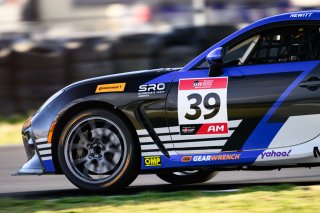 #39 Toyota GR86 of Maximilian Hewitt, BSI Racing, Toyota GR Cup North America, SRO America, &nbsp;Sonoma Raceway, Sonoma, CA, April 2024
 | Fred Hardy | www.FredHardyPhoto.com for SRO America &copy;2024