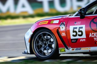#55  Toyota GR86 of Spike Kohlbecker, TechSport Racing, Toyota GR Cup North America, SRO America,  Sonoma Raceway, Sonoma, CA, April 2024
 | Fred Hardy | www.FredHardyPhoto.com for SRO America ©2024