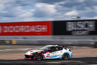 #14 Toyota GR86 of Alex Garcia, Skip Barber Racing, Toyota GR Cup North America, SRO America, &nbsp;Sonoma Raceway, Sonoma, CA, April 2024
 | Fred Hardy | www.FredHardyPhoto.com for SRO America &copy;2024