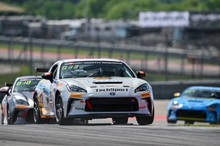 #25 Toyota GR86 of Alfonso Diaz, TechSport Racing, Toyota GR Cup North America, SRO America,  Circuit of the Americas, Austin, TX, May 17-19, 2024
 | Fred Hardy | www.FredHardyPhoto.com for SRO America ©2024