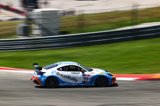 #99 Toyota GR86 of Jaxon Bell, Copeland Motorsports, Toyota GR Cup North America, SRO America, Circuit of the Americas, Austin, TX, May 17-19, 2024
 | Fred Hardy | www.FredHardyPhoto.com for SRO America &copy;2024