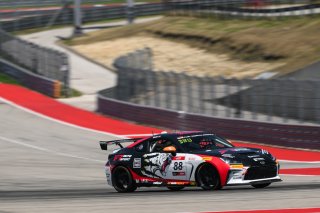 #88 Toyota GR86 of Henry Drury, Precision Racing LA w/ PT Autosport, Toyota GR Cup North America, SRO America, &nbsp;Circuit of the Americas, Austin, TX, May 17-19, 2024
 | Fred Hardy | www.FredHardyPhoto.com for SRO America &copy;2024