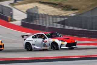 #47 Toyota GR86 of Ayden Kirk, TechSport Racing, Toyota GR Cup North America, SRO America,  Circuit of the Americas, Austin, TX, May 17-19, 2024
 | Fred Hardy | www.FredHardyPhoto.com for SRO America ©2024