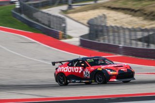 #76&nbsp; Toyota GR86 of Steven Clemons, BSI Racing, Toyota GR Cup North America, SRO America, &nbsp;Circuit of the Americas, Austin, TX, May 17-19, 2024
 | Fred Hardy | www.FredHardyPhoto.com for SRO America &copy;2024