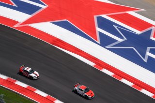 #77 Toyota GR86 of William Lambros, Skip Barber Racing, #47 Toyota GR86 of Ayden Kirk, TechSport Racing, Toyota GR Cup North America, SRO America,  Circuit of the Americas, Austin, TX, May 17-19, 2024
 | Fred Hardy | www.FredHardyPhoto.com for SRO America ©2024