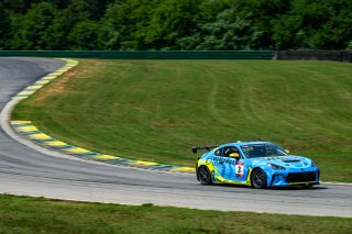 #3 Toyota GR86 of Jason Kos, Eagles Canyon Racing powered by Fast Track, Toyota GR Cup North America, SRO America, &nbsp;Virginia International Raceway, Alton, VA  July 18-21, 2024
 | Fred Hardy | www.FredHardyPhoto.com for SRO America &copy;2024