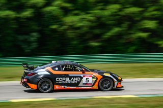 #5 Toyota GR86 of Gresham Wagner, Copeland Motorsports, Toyota GR Cup North America, &nbsp; SRO America, &nbsp;Virginia International Raceway, Alton, VA  July 18-21, 2024
 | Fred Hardy | www.FredHardyPhoto.com for SRO America &copy;2024