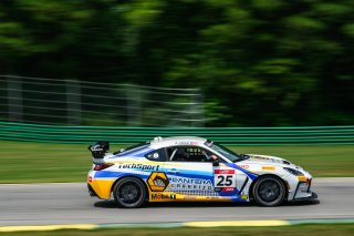 #25 Toyota GR86 of Alfonso Diaz, TechSport Racing, Toyota GR Cup North America, SRO America,  Virginia International Raceway, Alton, VA  July 18-21, 2024
 | Fred Hardy | www.FredHardyPhoto.com for SRO America ©2024
