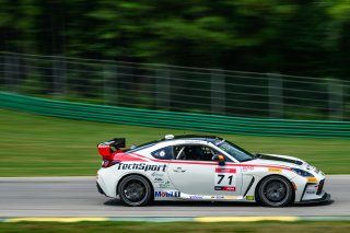 #71 Toyota GR86 of Christian Weir, TechSport Racing, Toyota GR Cup North America, SRO America,  Virginia International Raceway, Alton, VA  July 18-21, 2024
 | Fred Hardy | www.FredHardyPhoto.com for SRO America ©2024