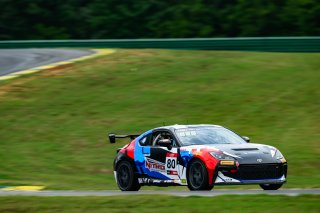 #80 Toyota GR86 of Tyler Wettengel, Nitro Motorsports, Toyota GR Cup North America, SRO America, &nbsp;Virginia International Raceway, Alton, VA  July 18-21, 2024
 | Fred Hardy | www.FredHardyPhoto.com for SRO America &copy;2024