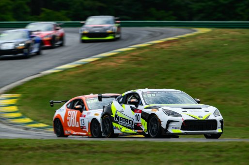 #10 Toyota GR86 of Ethan Tovo, Nitro Motorsports, Toyota GR Cup North America, SRO America, &nbsp;Virginia International Raceway, Alton, VA  July 18-21, 2024
 | Fred Hardy | www.FredHardyPhoto.com for SRO America &copy;2024