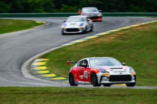 #55  Toyota GR86 of Spike Kohlbecker, TechSport Racing, Toyota GR Cup North America, SRO America,  Virginia International Raceway, Alton, VA  July 18-21, 2024
 | Fred Hardy | www.FredHardyPhoto.com for SRO America ©2024