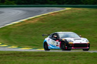 #14 Toyota GR86 of Alex Garcia, Skip Barber Racing, Toyota GR Cup North America, SRO America, &nbsp;Virginia International Raceway, Alton, VA  July 18-21, 2024
 | Fred Hardy | www.FredHardyPhoto.com for SRO America &copy;2024