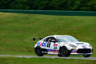 #24 Toyota GR86 of Jade Avedisian, Nitro Motorsports, Toyota GR Cup North America, SRO America, &nbsp;Virginia International Raceway, Alton, VA  July 18-21, 2024
 | Fred Hardy | www.FredHardyPhoto.com for SRO America &copy;2024
