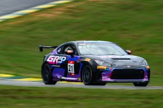 #21 Toyota GR86 of Ford Koch, Eagles Canyon Racing powered by Fast Track, Toyota GR Cup North America, SRO America, &nbsp;Virginia International Raceway, Alton, VA  July 18-21, 2024
 | Fred Hardy | www.FredHardyPhoto.com for SRO America &copy;2024