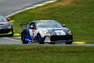 #39 Toyota GR86 of Maximilian Hewitt, BSI Racing, Toyota GR Cup North America, SRO America, &nbsp;Virginia International Raceway, Alton, VA  July 18-21, 2024
 | Fred Hardy | www.FredHardyPhoto.com for SRO America &copy;2024