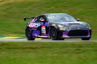 #21 Toyota GR86 of Ford Koch, Eagles Canyon Racing powered by Fast Track, Toyota GR Cup North America, SRO America, &nbsp;Virginia International Raceway, Alton, VA  July 18-21, 2024
 | Fred Hardy | www.FredHardyPhoto.com for SRO America &copy;2024