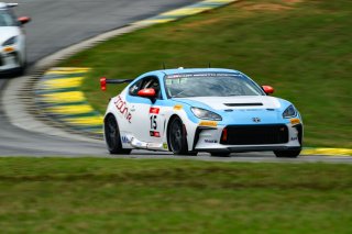#15 Toyota GR86 of Bennett Muldoon, Bennett Motorsports, Toyota GR Cup North America, SRO America, &nbsp;Virginia International Raceway, Alton, VA  July 18-21, 2024
 | Fred Hardy | www.FredHardyPhoto.com for SRO America &copy;2024