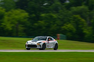 #71 Toyota GR86 of Christian Weir, TechSport Racing, Toyota GR Cup North America, SRO America,  Virginia International Raceway, Alton, VA  July 18-21, 2024
 | Fred Hardy | www.FredHardyPhoto.com for SRO America ©2024