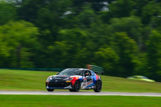 #80 Toyota GR86 of Tyler Wettengel, Nitro Motorsports, Toyota GR Cup North America, SRO America, &nbsp;Virginia International Raceway, Alton, VA  July 18-21, 2024
 | Fred Hardy | www.FredHardyPhoto.com for SRO America &copy;2024