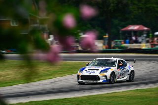 #41 Toyota GR86 of Jenson Sofronas, GMG Racing, Toyota GR Cup North America, SRO America, &nbsp;Virginia International Raceway, Alton, VA  July 18-21, 2024
 | Fred Hardy | www.FredHardyPhoto.com for SRO America &copy;2024