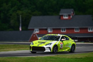 #50 Toyota GR86 of Casey Mashore, Mashore Autobody, Toyota GR Cup North America, SRO America,  Virginia International Raceway, Alton, VA  July 18-21, 2024
 | Fred Hardy | www.FredHardyPhoto.com for SRO America ©2024