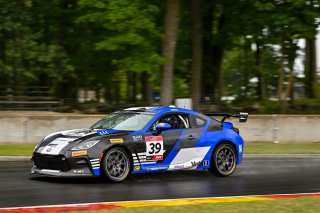 #39 Toyota GR86 of Maximilian Hewitt, BSI Racing, Toyota GR Cup North America, SRO America, &nbsp;Road America, Elkhart Lake, WI  August 15-18, 2024
 | Fred Hardy | www.FredHardyPhoto.com for SRO America &copy;2024