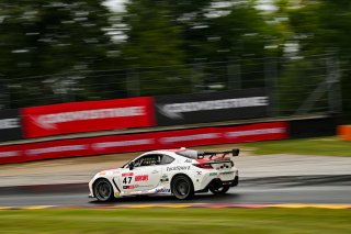 #47 Toyota GR86 of Ethan Goulart, TechSport Racing, Toyota GR Cup North America, SRO America,  Road America, Elkhart Lake, WI  August 15-18, 2024
 | Fred Hardy | www.FredHardyPhoto.com for SRO America ©2024
