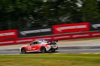 #55  Toyota GR86 of Spike Kohlbecker, TechSport Racing, Toyota GR Cup North America, SRO America,  Road America, Elkhart Lake, WI  August 15-18, 2024
 | Fred Hardy | www.FredHardyPhoto.com for SRO America ©2024