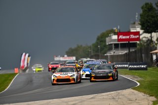 #13 Toyota GR86 of Westin Workman, Copeland Motorsports, Toyota GR Cup North America, SRO America, &nbsp;Road America, Elkhart Lake, WI  August 15-18, 2024 #5 Toyota GR86 of Gresham Wagner, &nbsp; SRO America, 2024
 | Fred Hardy | www.FredHardyPhoto.com for SRO America &copy;2024