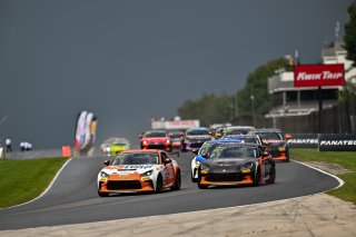 #13 Toyota GR86 of Westin Workman, Copeland Motorsports, Toyota GR Cup North America, SRO America, &nbsp;Road America, Elkhart Lake, WI  August 15-18, 2024 #5 Toyota GR86 of Gresham Wagner, &nbsp; SRO America, 2024
 | Fred Hardy | www.FredHardyPhoto.com for SRO America &copy;2024