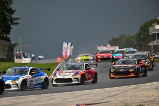 #55  Toyota GR86 of Spike Kohlbecker, TechSport Racing, Toyota GR Cup North America, SRO America,  Road America, Elkhart Lake, WI  August 15-18, 2024
 | Fred Hardy | www.FredHardyPhoto.com for SRO America ©2024