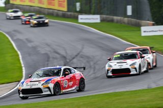 #55  Toyota GR86 of Spike Kohlbecker, TechSport Racing, Toyota GR Cup North America, SRO America,  Road America, Elkhart Lake, WI  August 15-18, 2024
 | Fred Hardy | www.FredHardyPhoto.com for SRO America ©2024