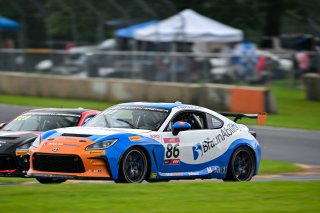 #86 Toyota GR86 of Andrew Gilleland, Eagles Canyon Racing powered by Fast Track, Toyota GR Cup North America, SRO America, &nbsp;Road America, Elkhart Lake, WI  August 15-18, 2024
 | Fred Hardy | www.FredHardyPhoto.com for SRO America &copy;2024