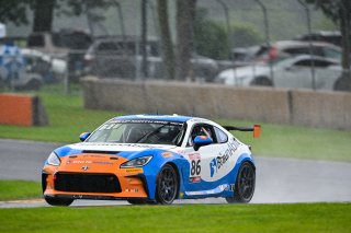 #86 Toyota GR86 of Andrew Gilleland, Eagles Canyon Racing powered by Fast Track, Toyota GR Cup North America, SRO America, &nbsp;Road America, Elkhart Lake, WI  August 15-18, 2024
 | Fred Hardy | www.FredHardyPhoto.com for SRO America &copy;2024