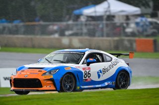 #86 Toyota GR86 of Andrew Gilleland, Eagles Canyon Racing powered by Fast Track, Toyota GR Cup North America, SRO America, &nbsp;Road America, Elkhart Lake, WI  August 15-18, 2024
 | Fred Hardy | www.FredHardyPhoto.com for SRO America &copy;2024
