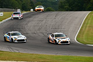 #25 Toyota GR86 of Alfonso Diaz, #30 Toyota GR86 of Jackson Tovo, 2024, AL September 6-8, Birmingham, Nitro Motorsports, SRO America, TechSport Racing, Toyota GR Cup North America,  Barber Motorsport Park
 | Fred Hardy | www.FredHardyPhoto.com for SRO America ©2024
