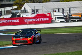 #22 Toyota GR86 of Devin Anderson, TechSport Racing, Toyota GR Cup North America, SRO America,  Indianapolis Motor Speedway, Indianapolis, IN October 3-6
 | Fred Hardy | www.FredHardyPhoto.com for SRO ©2024