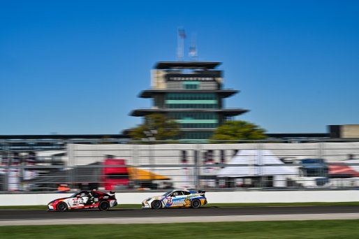 #25 Toyota GR86 of Alfonso Diaz, TechSport Racing, Toyota GR Cup North America, SRO America,  Indianapolis Motor Speedway, Indianapolis, IN October 3-6
 | Fred Hardy | www.FredHardyPhoto.com for SRO ©2024