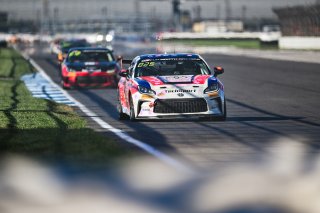 #55 Toyota GR86 of Spike Kohlbecker, TechSport Racing, Toyota GR Cup North America, SRO America,  Indianapolis Motor Speedway, Indianapolis, IN October 3-6
 | Fred Hardy | www.FredHardyPhoto.com for SRO ©2024