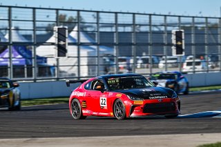 #22 Toyota GR86 of Devin Anderson, TechSport Racing, Toyota GR Cup North America, SRO America,  Indianapolis Motor Speedway, Indianapolis, IN October 3-6
 | Fred Hardy | www.FredHardyPhoto.com for SRO ©2024