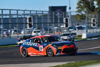 #09 Toyota GR86 of Maddie Aust, BSI Racing, Toyota GR Cup North America, SRO America, &nbsp;Indianapolis Motor Speedway, Indianapolis, IN October 3-6
 | Fred Hardy | www.FredHardyPhoto.com for SRO &copy;2024