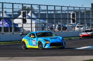 #3 Toyota GR86 of Jason Kos, Eagles Canyon Racing powered by Fast Track, Toyota GR Cup North America, SRO America, &nbsp;Indianapolis Motor Speedway, Indianapolis, IN October 3-6
 | Fred Hardy | www.FredHardyPhoto.com for SRO &copy;2024