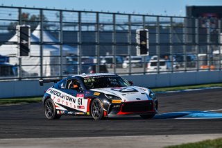 #61 Toyota GR86 of James Klimas, Skip Barber Racing, Toyota GR Cup North America, SRO America, &nbsp;Indianapolis Motor Speedway, Indianapolis, IN October 3-6
 | Fred Hardy | www.FredHardyPhoto.com for SRO &copy;2024