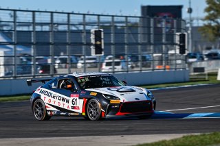 #61 Toyota GR86 of James Klimas, Skip Barber Racing, Toyota GR Cup North America, SRO America, &nbsp;Indianapolis Motor Speedway, Indianapolis, IN October 3-6
 | Fred Hardy | www.FredHardyPhoto.com for SRO &copy;2024