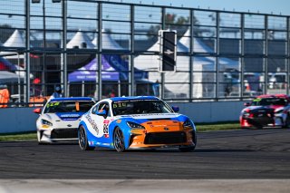 #86 Toyota GR86 of Andrew Gilleland, Eagles Canyon Racing powered by Fast Track, Toyota GR Cup North America, SRO America, &nbsp;Indianapolis Motor Speedway, Indianapolis, IN October 3-6
 | Fred Hardy | www.FredHardyPhoto.com for SRO &copy;2024