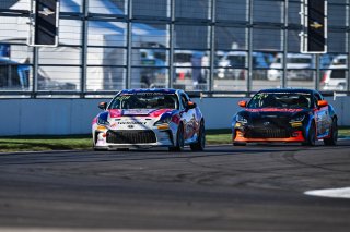 #55 Toyota GR86 of Spike Kohlbecker, TechSport Racing, Toyota GR Cup North America, SRO America,  Indianapolis Motor Speedway, Indianapolis, IN October 3-6
 | Fred Hardy | www.FredHardyPhoto.com for SRO ©2024