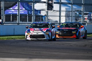 #55 Toyota GR86 of Spike Kohlbecker, TechSport Racing, Toyota GR Cup North America, SRO America,  Indianapolis Motor Speedway, Indianapolis, IN October 3-6
 | Fred Hardy | www.FredHardyPhoto.com for SRO ©2024